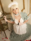 cosplay c78 longphoto 白发性感日本女佣(9)